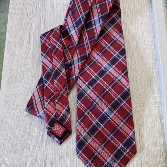 Chaps 4" Necktie - Red/Blue - Picture 3 of 4